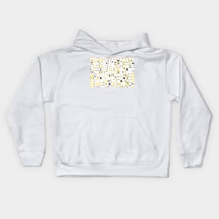 Coffee spots, simple illustration in delicate colors Kids Hoodie